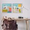 Stupell Industries Abstract Square Block Apartment 2 pc Framed Giclee Wall Art Set Design by Irena Orlov